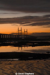 Second Severn crossing over the Bristol channel. Taken wi... by David Stephens 
